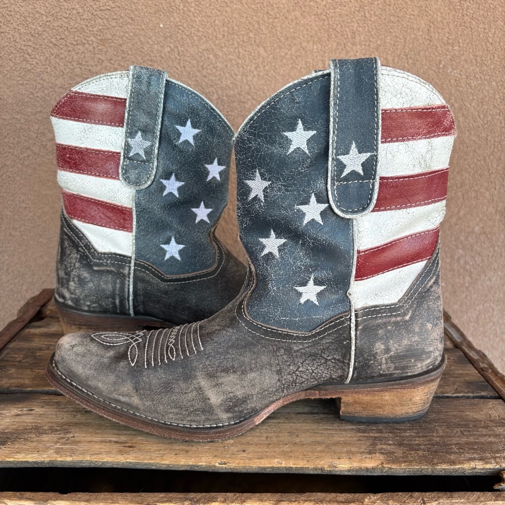 Roper Women’s American Beauty Western Boot - Picture 7 of 10